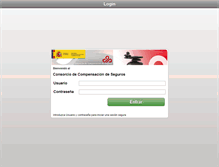 Tablet Screenshot of consorseguros.net